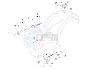 PRIMAVERA 125 4T 3V IE ABS-NOABS E3-E4 (EMEA) drawing Locks