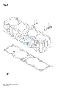 GSX1250FA (E28-E33) drawing CYLINDER