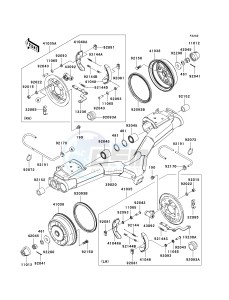 KAF 620 R [MULE 4010 TRANS4X4] (R9F-RAFA) RAF drawing REAR HUBS_BRAKES