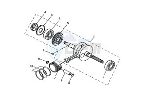 XQ MAXSTER 150 drawing CRANKSHAFT PISTON