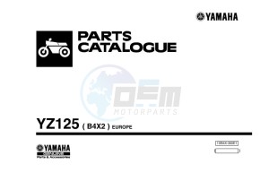 YZ125 (B4X2) drawing Infopage-1