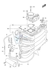 DF 200AP drawing Intake Manifold/Throttle Body