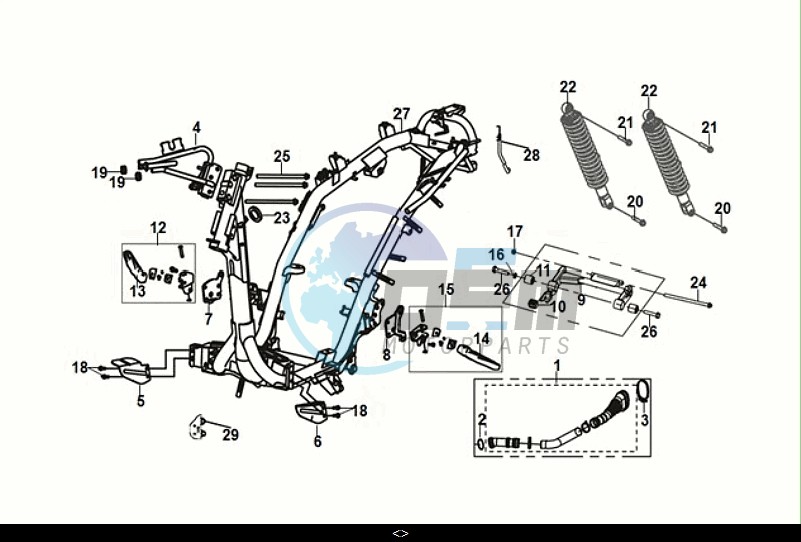 FRAME BODY - ENGINE MOUNT