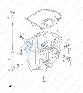 DF 100 drawing Oil Pan