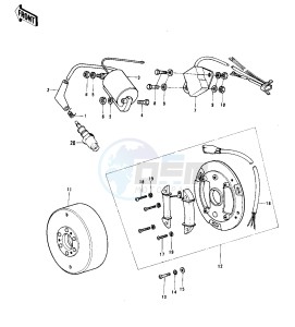 KX 450 drawing IGNITION -- 74 KX 450- -