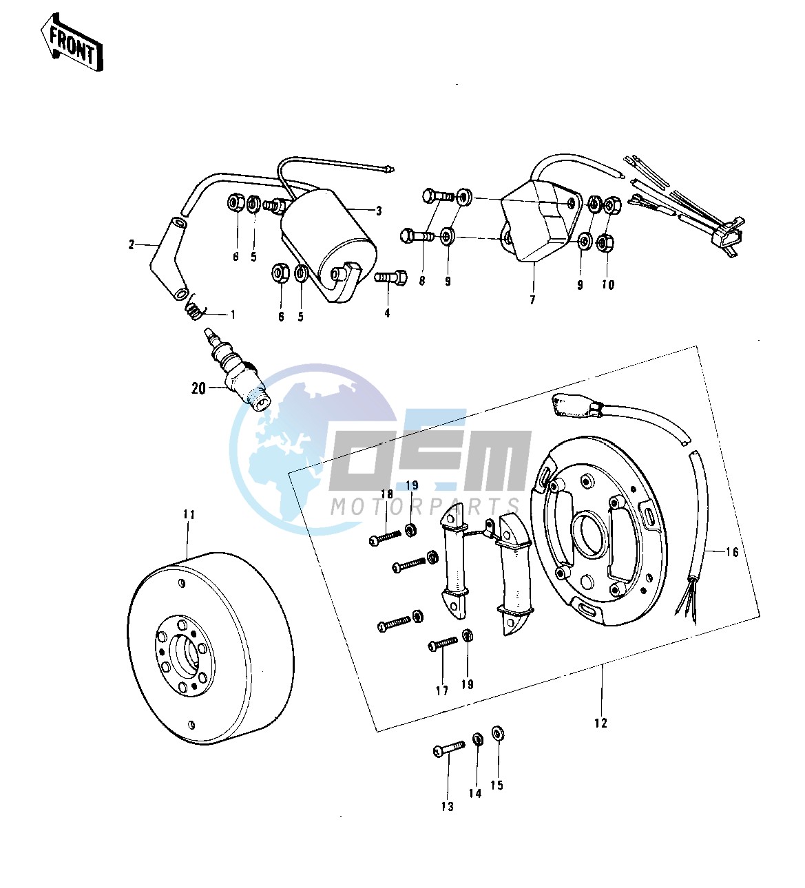 IGNITION -- 74 KX 450- -