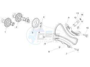 Tuono V4 1100 RR (EMEA, APAC) (AU, EU, HK, IS, JP, NZ, RC, S, T, VN) drawing Front cylinder timing system