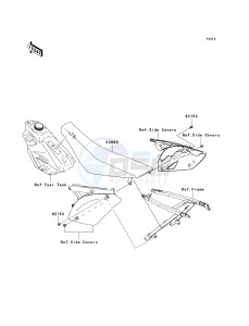 KX 250 W [KX250F MONSTER ENERGY] (W9FA) W9F drawing SEAT