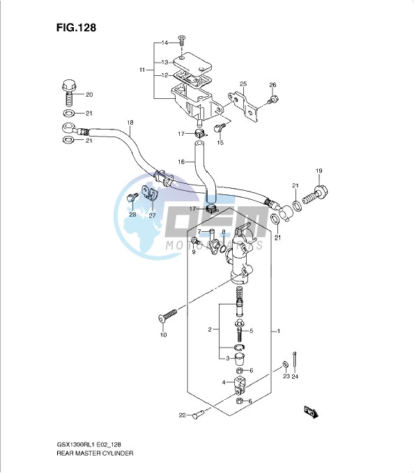 REAR MASTER CYLINDER