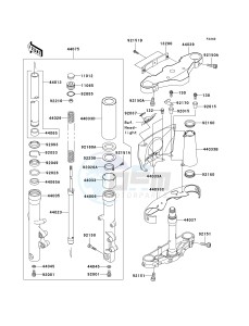 VN 1500 L [VULCAN 1500 NOMAD FI] (L5) [VULCAN 1500 NOMAD FI] drawing FRONT FORK