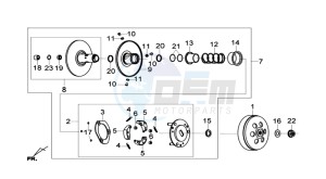 HD2 200 drawing CLUTCH