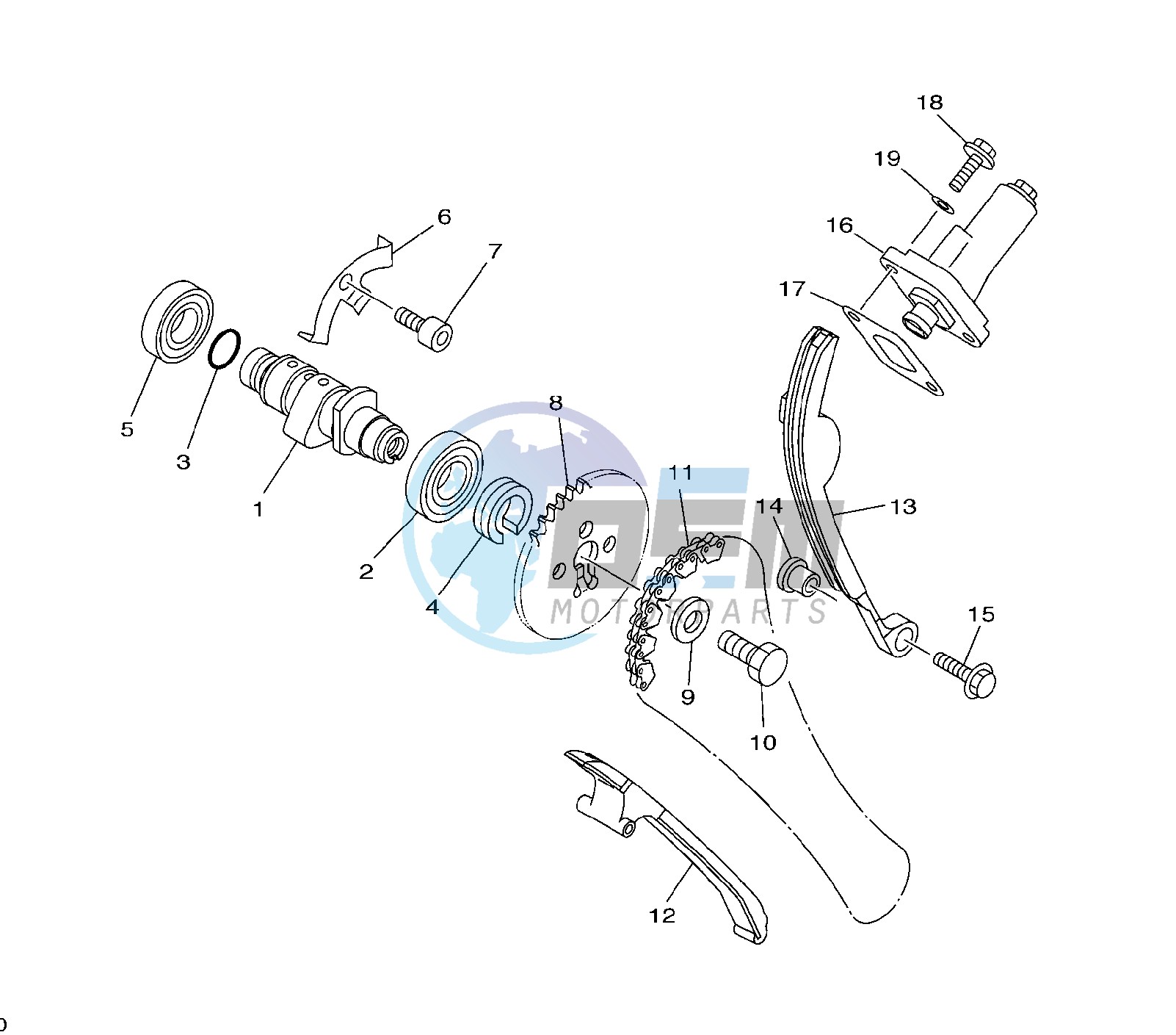 CAMSHAFT AND TIMING CHAIN