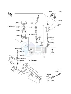 ER-6f EX650A8F GB XX (EU ME A(FRICA) drawing Rear Master Cylinder