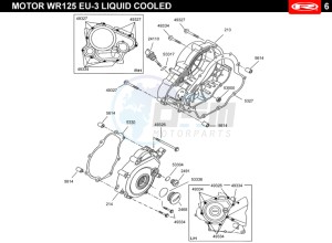 MARATHON-125-RED drawing CLUTCH COVER  EURO3