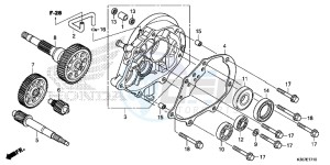 WW125EX2F PCX125 - WW125 UK - (E) drawing TRANSMISSION