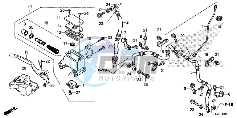 FRONT BRAKE MASTER CYLINDER