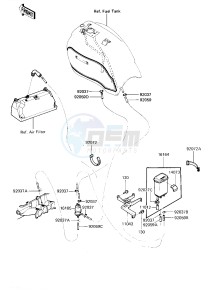 ZN 1300 A [VOYAGER] (A5-A6) [VOYAGER] drawing FUEL EVAPORATIVE SYSTEM