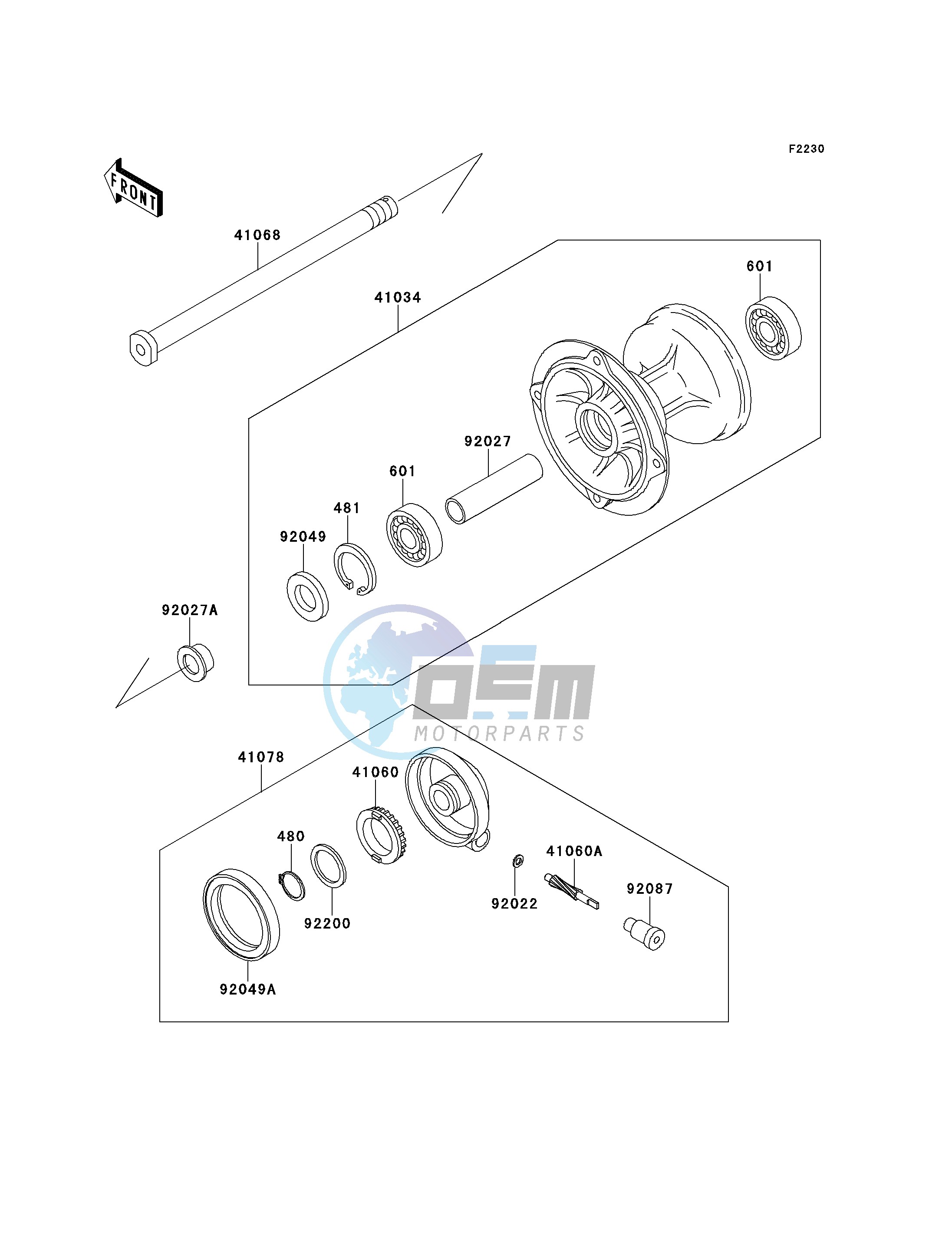 FRONT HUB