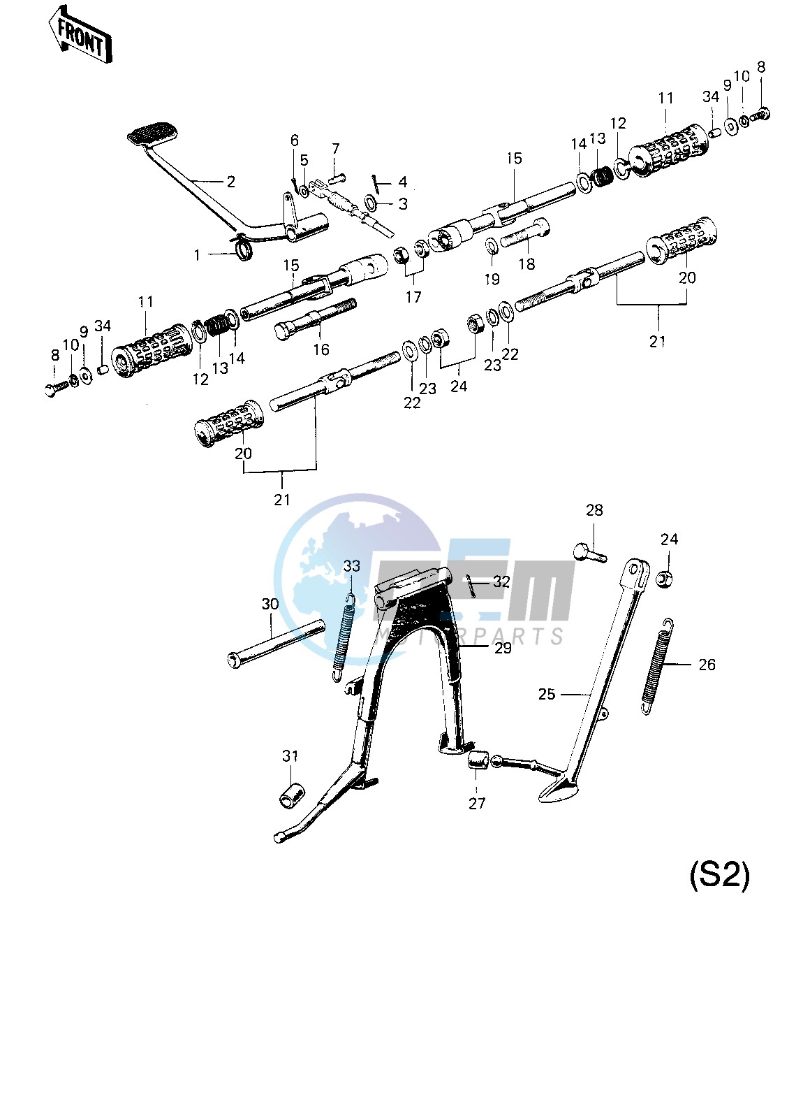 FOOTRESTS_STANDS_BRAKE PEDAL -- S2- -