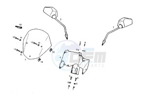 GPR NUDE - 50 cc drawing COWLING