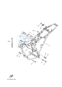 DT125 (3TTP) drawing FRAME