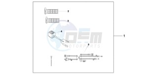 CB600FA9 UK - (E / ABS MKH) drawing HEATED GRIPS