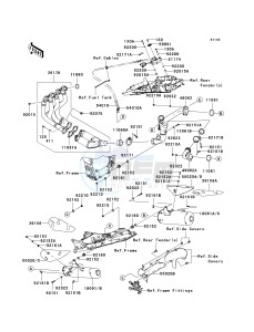 ZX 1000 D [NINJA ZX-10R] (D6F-D7FA) D7F drawing MUFFLER-- S- -