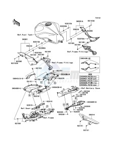 Z1000 ZR1000B9F FR GB XX (EU ME A(FRICA) drawing Side Covers/Chain Cover