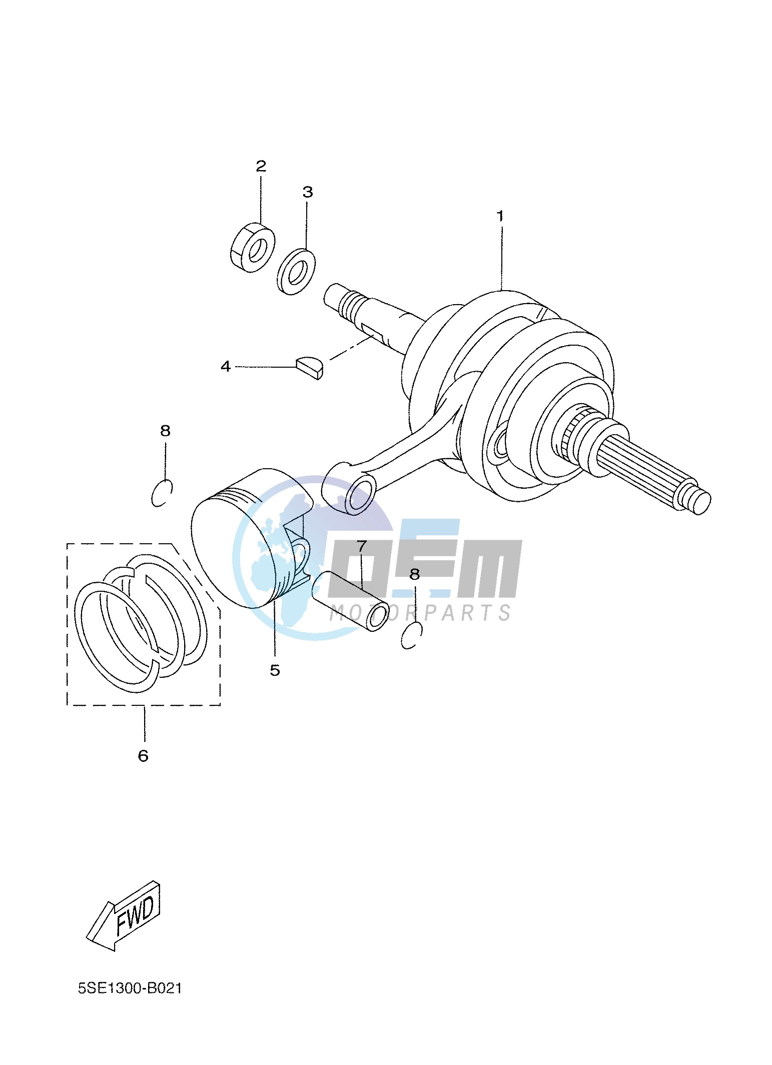 CRANKSHAFT & PISTON