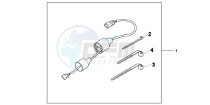 NC700SDC drawing KIT  SUB HARNESS