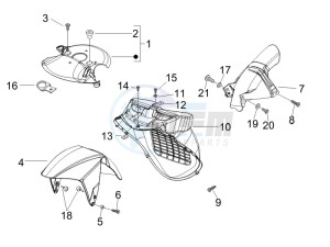 Runner 125 VX 4t Race e3 (UK) UK drawing Wheel housing - Mudguard