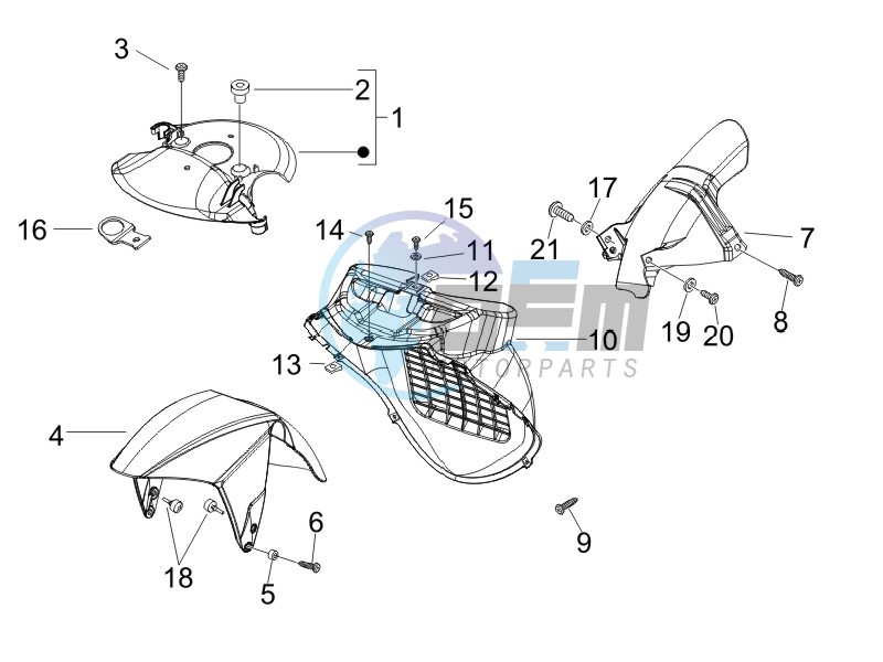 Wheel housing - Mudguard