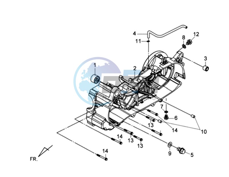 CRANKCASE LEFT