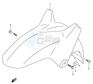 DL1000 (E2) V-Strom drawing FRONT FENDER