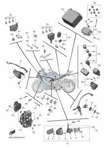 YZF1000 YZF-R1 (B3LM) drawing ELECTRICAL 2