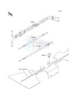 KRF 750 F [TERYX 750 4X4 NRA OUTDOORS] (F8F) C8F drawing CABLES