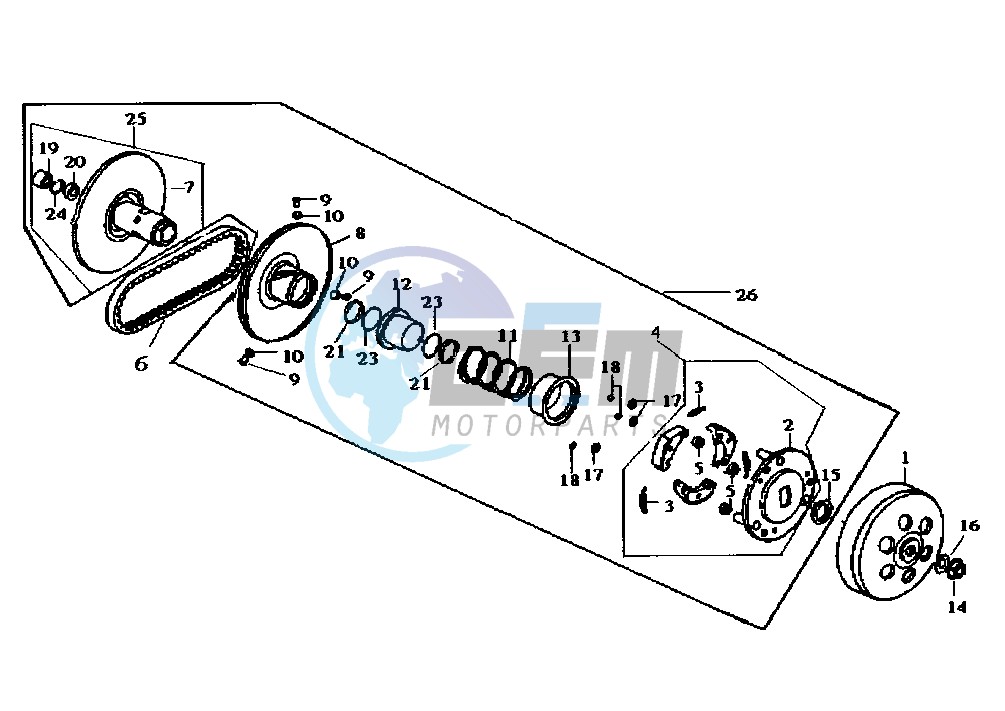 DRIVEN PULLEY