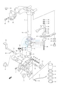 DF 30 drawing Swivel Bracket S/N 371163 to 37XXXX