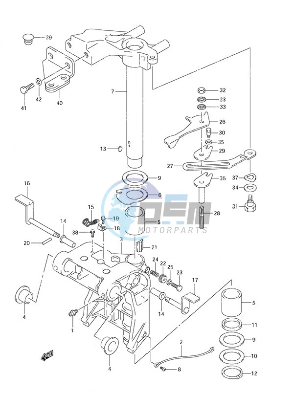 Swivel Bracket S/N 371163 to 37XXXX