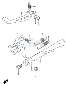 GSX-S1000F drawing STAND