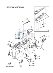 LF300TXR-2010 drawing PROPELLER-HOUSING-AND-TRANSMISSION-4