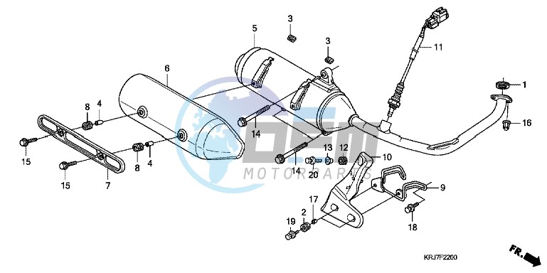 EXHAUST MUFFLER