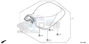 TRX420FM2H Europe Direct - (ED) drawing SEAT