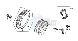 ALLO 50 (25 KM/H) (AJ05WA-NL) (L8-M0) drawing REAR WHEEL / ALLO 50 (25 KM/H) (AJ05WA-NL) (L8-M0)