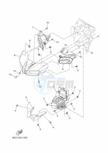 MT125 MTN125-A (BSU1) drawing HEADLIGHT