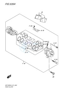 GSF-1250S ABS BANDIT EU drawing FRONT CALIPER