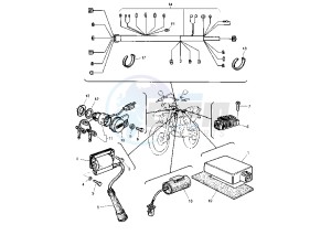 TT R 600 drawing WIRING HARNESS