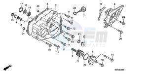 CRF450RA Australia - (U) drawing L. CRANKCASE COVER