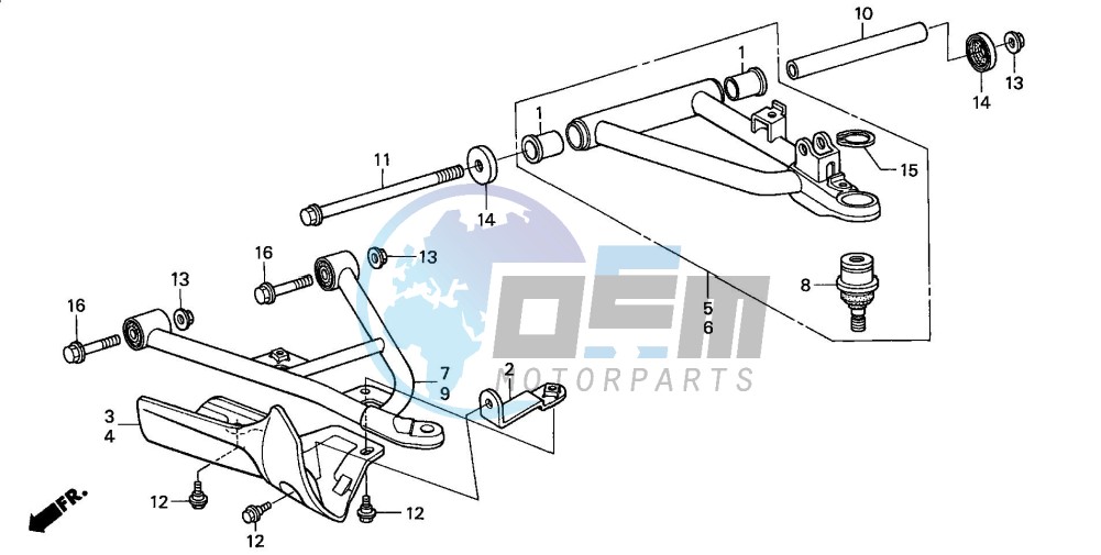 FRONT ARM (TRX500FA1/2/3/4)