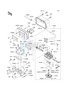 KAF 620 J [MULE 3010 TRANS 4X4] (J1) J1 drawing CARBURETOR